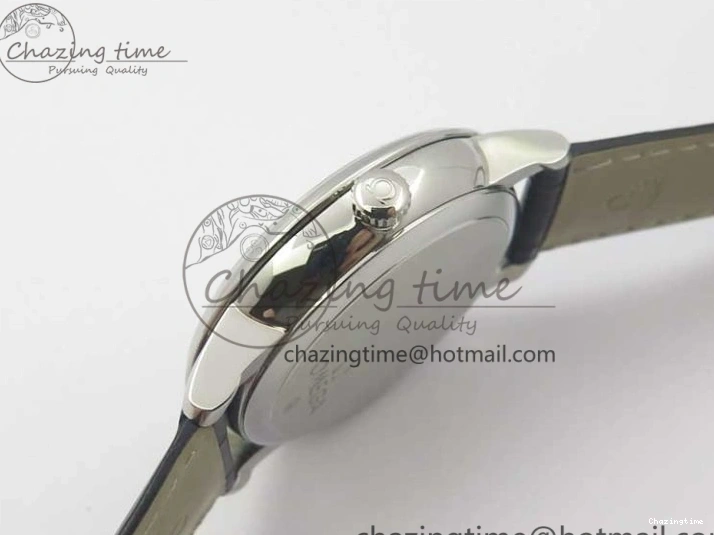 0316 MultiPurpose De Ville Prestige Real PR SS ZF 1:1 Best Edition White Dial Blue Markers on Black Leather Strap MIYOTA 7941